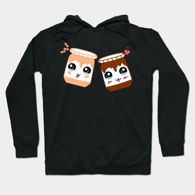 Peanut Butter and jelly Hoodie by soubamagic